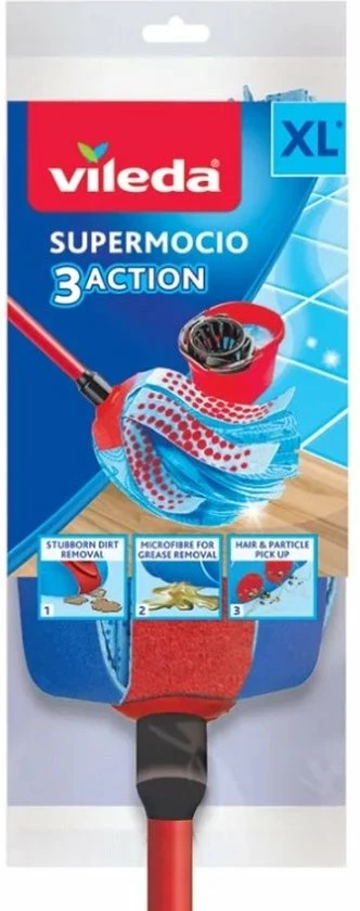 Vileda Super Mocio 3D Mop En Steel 16 Vileda Super Mocio 3D Mop En Steel - Afbeelding 14