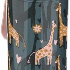 Lunch Buddies Waterfles Giraffe Junior 400 Ml Donkergrijs