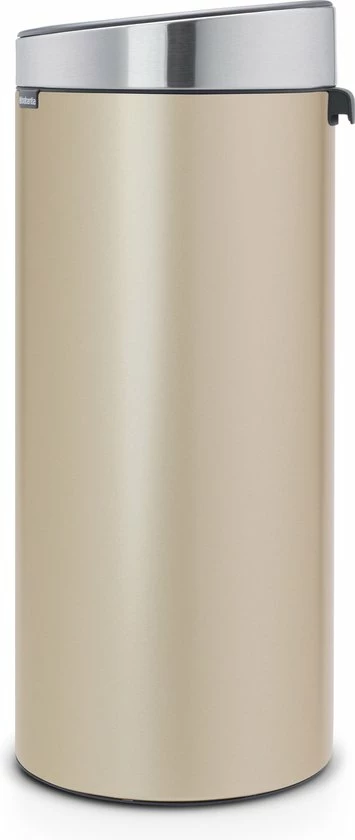 Brabantia Touch Bin Prullenbak - 30 L - Metallic Gold/ Matt Steel Fingerprint Proof Deksel 8 Brabantia Touch Bin Prullenbak - 30 L - Metallic Gold/ Matt Steel Fingerprint Proof Deksel - Afbeelding 6