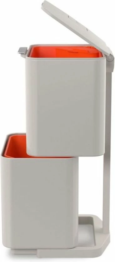 Joseph Joseph Intelligent Waste Prullenbak Totem 2.0 Recycler - 60 L - Stone Wit 22 Joseph Joseph Intelligent Waste Prullenbak Totem 2.0 Recycler - 60 L - Stone Wit - Afbeelding 20