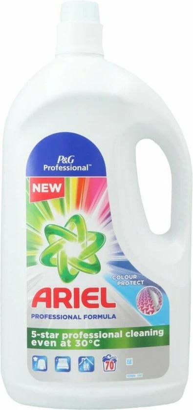 Wooners Ariel Professional Vloeibaar Wasmiddel - Color - 3.85l (70 Wasbeurten) 7 Wooners Ariel Professional Vloeibaar Wasmiddel - Color - 3.85l (70 Wasbeurten) - Afbeelding 5