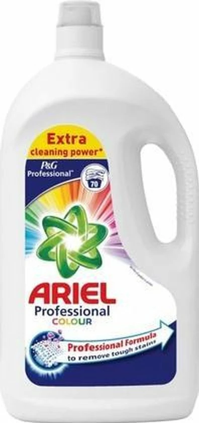 Wooners Ariel Professional Vloeibaar Wasmiddel - Color - 3.85l (70 Wasbeurten) 10 Wooners Ariel Professional Vloeibaar Wasmiddel - Color - 3.85l (70 Wasbeurten) - Afbeelding 8