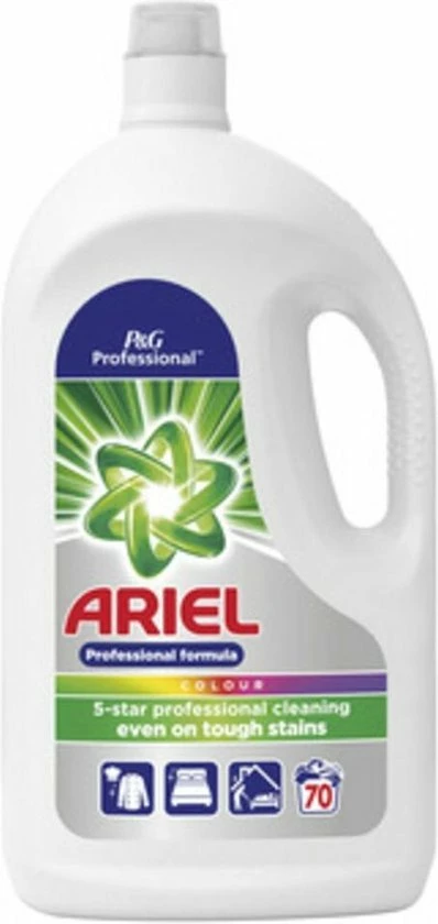 Wooners Ariel Professional Vloeibaar Wasmiddel - Color - 3.85l (70 Wasbeurten) 6 Wooners Ariel Professional Vloeibaar Wasmiddel - Color - 3.85l (70 Wasbeurten) - Afbeelding 4