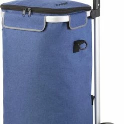 Shoppingcruiser ® ‘Allround’ Boodschappentrolley | Boodschappenwagen Met Koelvak | Afneembare Schoudertas | Waterafstotend | Blauw
