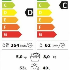 Beko WDW85142ULTRA1 Was-droogcombinatie Vrijstaand Voorbelading Wit -BISSELL-Winkel 420x840