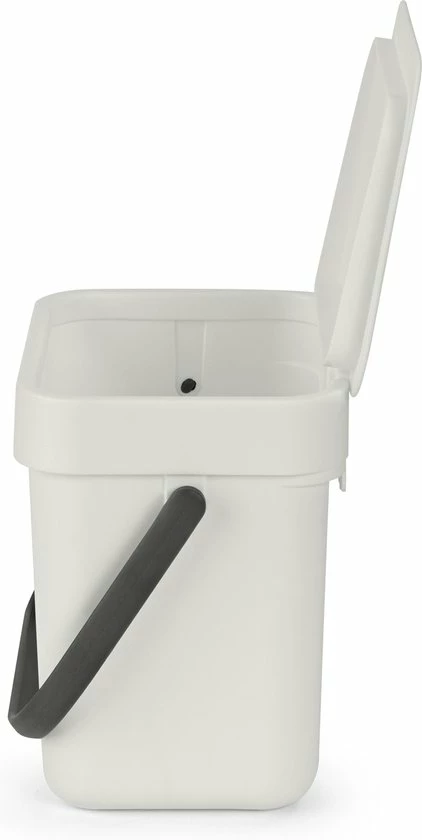 Brabantia Sort & Go Aanrecht Afvalbakje - 3 L - Light Grey 11 Brabantia Sort & Go Aanrecht Afvalbakje - 3 L - Light Grey - Afbeelding 9