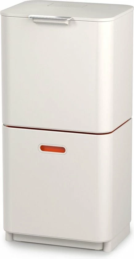 Joseph Joseph Intelligent Waste Prullenbak Totem 2.0 Recycler - 60 L - Stone Wit 13 Joseph Joseph Intelligent Waste Prullenbak Totem 2.0 Recycler - 60 L - Stone Wit - Afbeelding 11