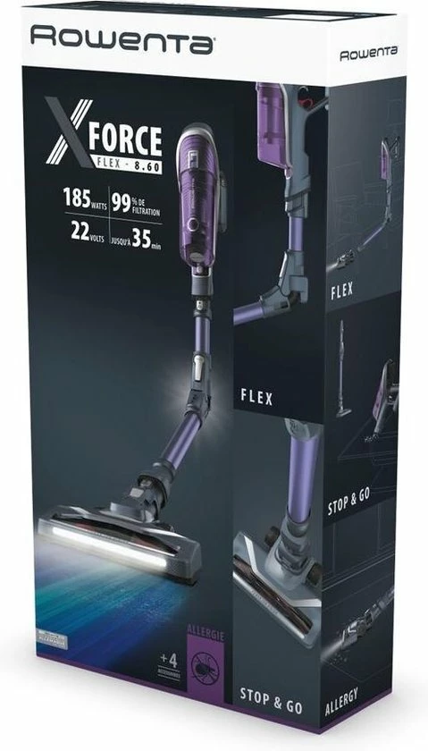 Rowenta Steelstofzuiger X-Force Flex 8.60 RH9639 14 Rowenta Steelstofzuiger X-Force Flex 8.60 RH9639 - Afbeelding 12
