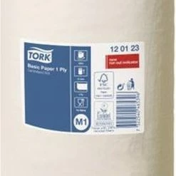 Tork Universal M1 Papier 1-laags Wit 22cm X 120 Meter - Doos 11 Rol 120123 -BISSELL-Winkel 498x840 1