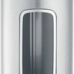 Brabantia Voorraadbus - 1,4 L - Matt Steel Fingerprint Proof / Matt Black Deksel - Met Venster