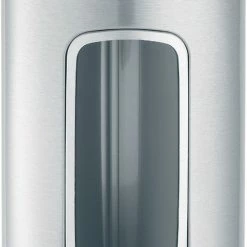 Brabantia Voorraadbus - 1,4 L - Matt Steel Fingerprint Proof / Matt Black Deksel - Met Venster -BISSELL-Winkel 499x840 3