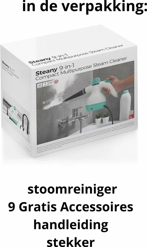 InnovaGoods - Stoomreiniger - 400ML - 2 In 1 - Wit 9 InnovaGoods - Stoomreiniger - 400ML - 2 In 1 - Wit - Afbeelding 7