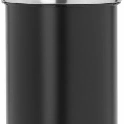 Brabantia Touch Bin Prullenbak - 3 L - Matt Black / Matt Steel Deksel