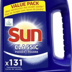 Sun - Vaatwaspoeder - Regular - Voordeelverpakking 4 X 131 Vaatwasbeurten