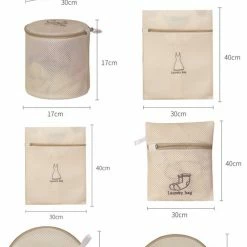 V&P Crown V&P Black Crown Waszakken Set Met Rits - Wasnet - Waszak - Waszakken Set Van 7 Voor Wasgoed - Waszakje Lingerie - Waszak Bh - Divers Delicaat Wasgoed - Wasnet Groot - Wasmachine Zakjes - Laundry Bag Set - Black Friday 2022 -BISSELL-Winkel 544x840