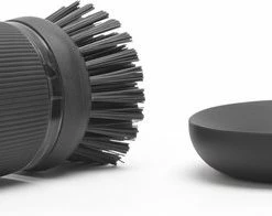 Brabantia Sink Side Afwasborstel - Met Zeepdispenser- Dark Grey -BISSELL-Winkel 550x196