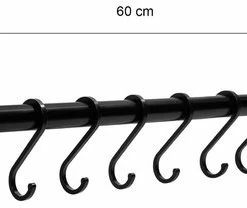 QUVIO Muurbeugel Met Haken Voor In De Keuken / Om Spatels, Soeplepels Of Messen Aan Te Hangen / Handdoekenrek / Ophangrek / Ophanghaken / Wandhaken - Zwart 11 QUVIO Muurbeugel Met Haken Voor In De Keuken / Om Spatels, Soeplepels Of Messen Aan Te Hangen / Handdoekenrek / Ophangrek / Ophanghaken / Wandhaken - Zwart -BISSELL-Winkel 550x208