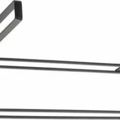 Tomado - Metaltex Tomado Metaltex Keukenrolhouder Zwart Hangend - Zwart - Ophangen Zonder Boren -BISSELL-Winkel 550x272 3