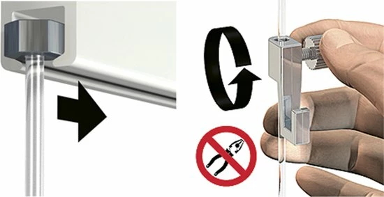 Artiteq Perlon Ophangkoord (150 Cm) + Haak (4 Kg) Voor Schilderij Ophangsysteem (2 Stuks) 4 Artiteq Perlon Ophangkoord (150 Cm) + Haak (4 Kg) Voor Schilderij Ophangsysteem (2 Stuks) - Afbeelding 2