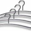 8x Zilveren RVS Kapstok/garderobe Jassen Hangers 44 Cm - Zeller - Huis/wonen Benodigdheden - Jassenhangers - Kledinghangers Voor Kapstokken/garderobes -BISSELL-Winkel 550x285 3