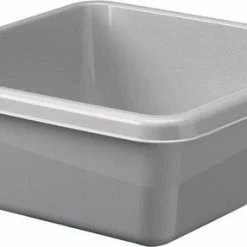 Sunware - Water-line Wasbak Vierkant 10L Grijs - 34 X 34 X 14 Cm