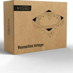 Noswo Wasmachine Verhoger - Tot 300 KG - Verstelbare Multitool - Anti Vibratie Dempers - Ook Geschikt Voor Vaatwasser, Koelkast, Vriezer En Droger - 45/63 X 11/13 Cm - Met Wieletjes -BISSELL-Winkel 550x287