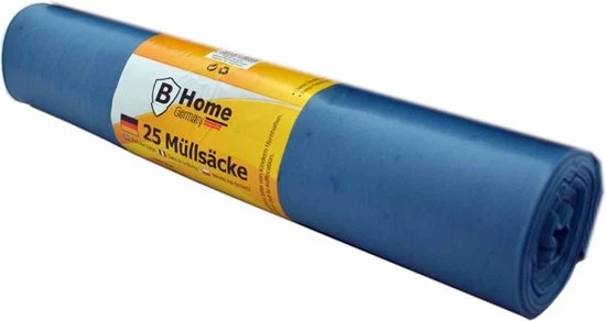 Trendo 75x Grote Keuken/tuin Afvalzakken/vuilniszakken 120 Liter Blauw - Huishoudartikelen - Prullenbak Zakken 75 Stuks 4 Trendo 75x Grote Keuken/tuin Afvalzakken/vuilniszakken 120 Liter Blauw - Huishoudartikelen - Prullenbak Zakken 75 Stuks - Afbeelding 2