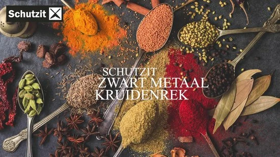 Schutzit - Kruidenrek Lade - Metaal - Zwart - 3 Lagen - Kruiden Organizer Liggend Ladeinzet 4 Schutzit - Kruidenrek Lade - Metaal - Zwart - 3 Lagen - Kruiden Organizer Liggend Ladeinzet - Afbeelding 2
