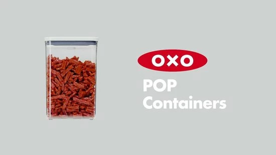 OXO Good Grips Voorraadbus 'POP' 2.0 Rechthoekig - Medium (2,6 Liter) 4 OXO Good Grips Voorraadbus 'POP' 2.0 Rechthoekig - Medium (2,6 Liter) - Afbeelding 2