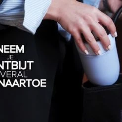 Coninx Yoghurtbeker To Go - Muesli Beker To Go - Lunchbeker - Mueslibeker 640ml (450ml+190ml) - Bruin -BISSELL-Winkel 550x314 2