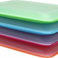 Merkloos Vershouddozen Vleeswarendoos Koelkast Vershoudbakje Bewaren Koelkast Beleg Bewaardoos Broodbeleg Stapelbaar Met Deksel 4 Stuks