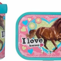 Mepal – Lunchset Campus (sb + Lb) – Schoolbeker En Broodtrommel Voor Kinderen – My Horse – Bento Box - Lekvrij