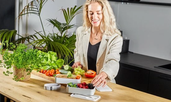 Homra Lunchbox DUALO Stripes - 2 Laags Broodtrommel - 2 Compartimenten - Lunch To Go - Duurzaam Kunststof - BPA Vrij - Lunchtrommel - Inclusief Bestek - Magnetronbestendig - Diepvriesbestendig - Vaatwasser Veilig 16 Homra Lunchbox DUALO Stripes - 2 Laags Broodtrommel - 2 Compartimenten - Lunch To Go - Duurzaam Kunststof - BPA Vrij - Lunchtrommel - Inclusief Bestek - Magnetronbestendig - Diepvriesbestendig - Vaatwasser Veilig - Afbeelding 14