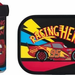 Mepal – Lunchset Campus (sb + Lb) – Schoolbeker En Broodtrommel Voor Kinderen – Cars Go– Bento Box - Lekvrij