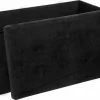 Wooners Hocker Met Opbergruimte - Opbergpoef - Zwart Velvet - H38 X B76 Cm -BISSELL-Winkel 550x347 2
