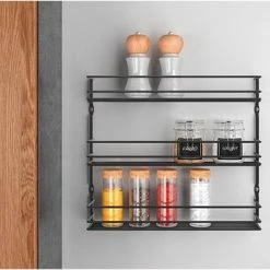 Tomado - Metaltex Tomado Metaltex Kruidenrek Zwart 3 Etages - Zwart -BISSELL-Winkel 550x347 4