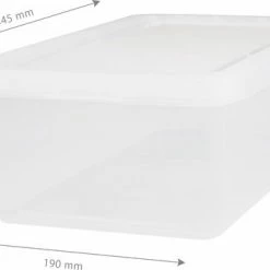 Iris Ohyama New Cristalbox Schoenenbox S - 5L - Kunststof - Transparant - Set Van 12 -BISSELL-Winkel 550x347 5