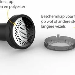 SteamOne RP10B Pluizenverwijderaar - Zwart - Oplaadbaar 14 SteamOne RP10B Pluizenverwijderaar - Zwart - Oplaadbaar -BISSELL-Winkel 550x350 6