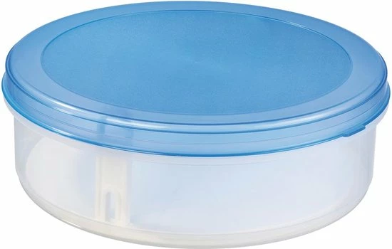 Sunware - Club Cuisine Taartdoos Met Lift Transparant Blauw - 35 X 35 X 12 Cm 3 Sunware - Club Cuisine Taartdoos Met Lift Transparant Blauw - 35 X 35 X 12 Cm