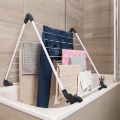 Baddroger - Bevestigbaar Rek Vileda Acrobath Verstelbare Gewrichten Wit -BISSELL-Winkel 550x366 128