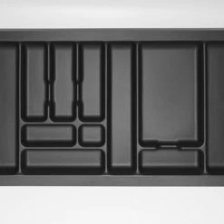 Culinorm Storex Bestekbak - Besteklade 84 Cm Breed X 49 Cm Diep - Carbon Black