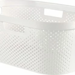 Curver - Infinity Recycled Dots - Wasmand - 40L - Wit -BISSELL-Winkel 550x366 77