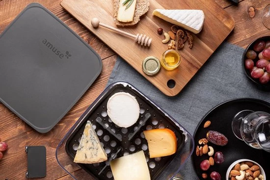 Amuse Plus - Kaasdoos - Inclusief 4 Tussenschotten - Optimale Smaakervaring Thuis - In Samenwerking Met Van Tricht 6 Amuse Plus - Kaasdoos - Inclusief 4 Tussenschotten - Optimale Smaakervaring Thuis - In Samenwerking Met Van Tricht - Afbeelding 4