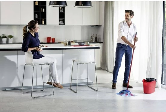 Vileda Super Mocio 3D Mop En Steel 7 Vileda Super Mocio 3D Mop En Steel - Afbeelding 5