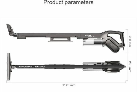 Xiaomi Deerma DX700S - Handheld Stofzuiger - Steelstofzuiger Met Snoer - 600W 13 Xiaomi Deerma DX700S - Handheld Stofzuiger - Steelstofzuiger Met Snoer - 600W - Afbeelding 11