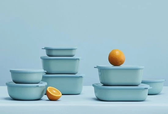 Mepal - Multikom Cirqula Rechthoekig 3-delige Set (500+1000+2000) - Mag In De Vriezer, Magnetron En Vaatwasser – Nordic Green – Meal Prep Bakjes - Bewaardozen Met Deksel 7 Mepal - Multikom Cirqula Rechthoekig 3-delige Set (500+1000+2000) - Mag In De Vriezer, Magnetron En Vaatwasser – Nordic Green – Meal Prep Bakjes - Bewaardozen Met Deksel - Afbeelding 5