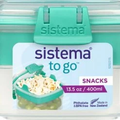 Sistema To Go - Vershouddoos - Snackdoos Minty Teal - 400ml -BISSELL-Winkel 550x377