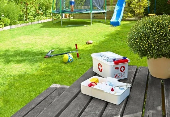 Sunware - Q-line EHBO Doos Met Inzet 22L Wit Rood - 40 X 30 X 26 Cm 9 Sunware - Q-line EHBO Doos Met Inzet 22L Wit Rood - 40 X 30 X 26 Cm - Afbeelding 7