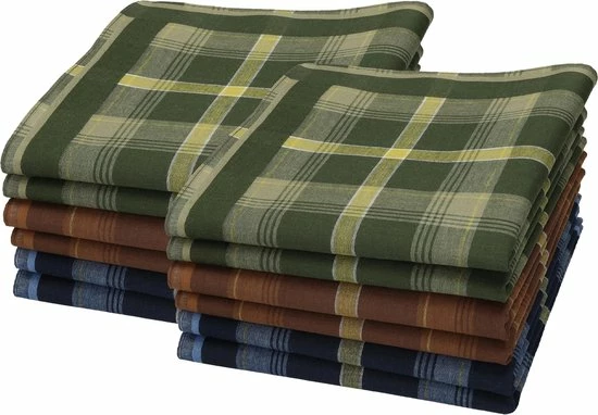 Zakdoeken - Heren - 12 Zakdoeken - Sorprese - Cadeauset - Heren Zakdoeken - Zakdoek - 9 - Sinterklaas - Cadeau 3 Zakdoeken - Heren - 12 Zakdoeken - Sorprese - Cadeauset - Heren Zakdoeken - Zakdoek - 9 - Sinterklaas - Cadeau