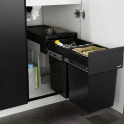 Blanco - Inbouw Prullenbak - 30 Liter Inhoud - Met 2 Compartimenten - Grijs 8 Blanco - Inbouw Prullenbak - 30 Liter Inhoud - Met 2 Compartimenten - Grijs -BISSELL-Winkel 550x388 8